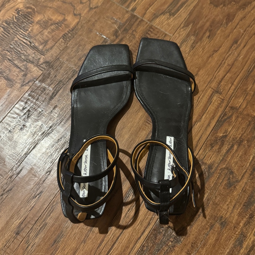 & Other Stories Black Strappy Sandals
